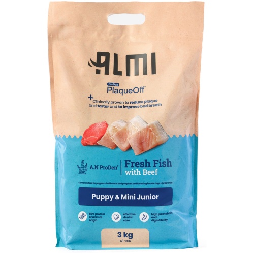 ALMI ProDen PlaqueOff barība kucēniem un mazo šķirņu junioriem 3kg