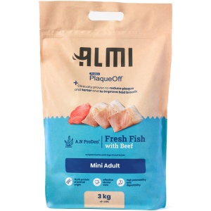 ALMI ProDen PlaqueOff barība pieaugušiem mazu šķirņu suņiem, 3 kg