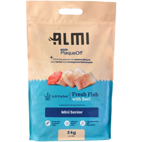 ALMI ProDen PlaqueOff barība mazo šķirņu senioriem, 3kg